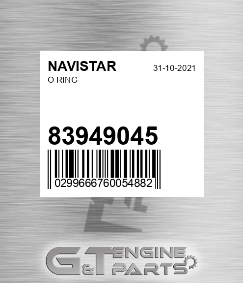 83949045 O Ring