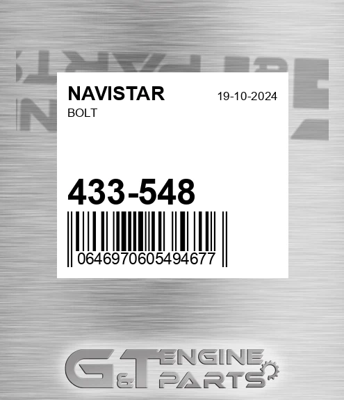 433-548 Bolt