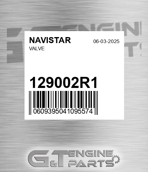 129002R1 Valve