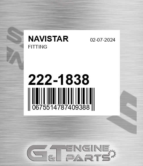 222-1838 Fitting