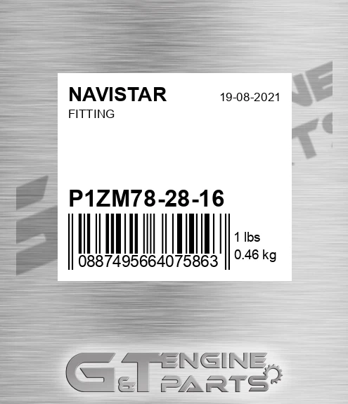 P1ZM78-28-16 Fitting