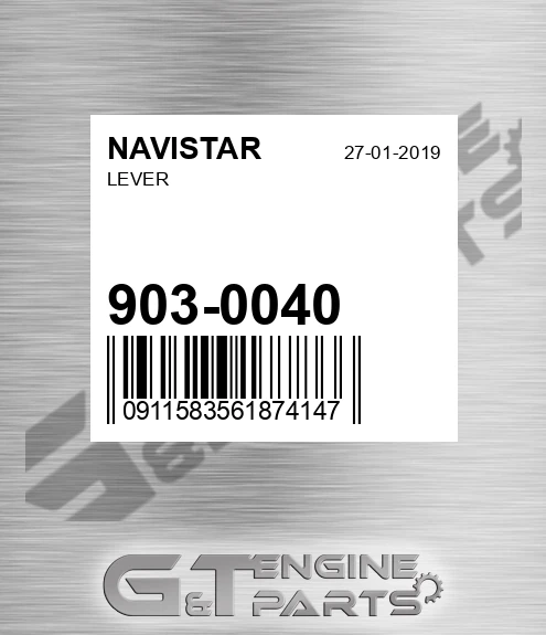 903-0040 Lever
