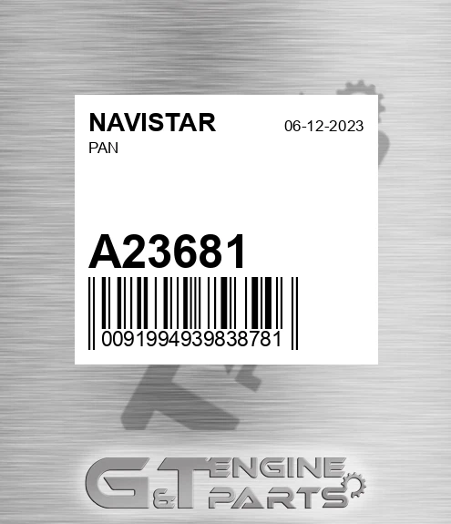 A23681 Pan