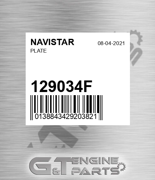 129034F Plate