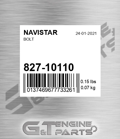 827-10110 Bolt