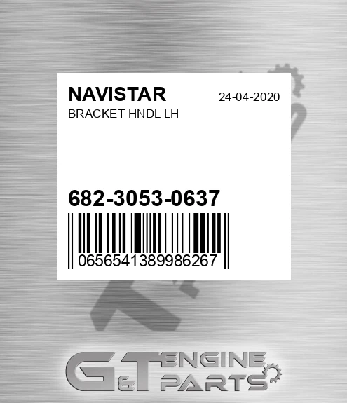 682-3053-0637 Bracket Hndl Lh