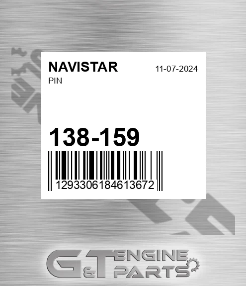 138-159 Pin for NAVISTAR