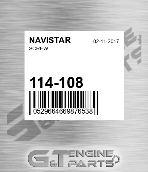 114-108 Screw