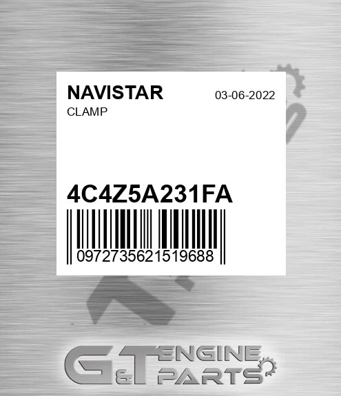 4C4Z5A231FA Clamp