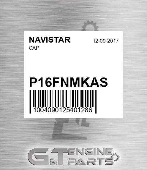 P16FNMKAS NAVISTAR Cap