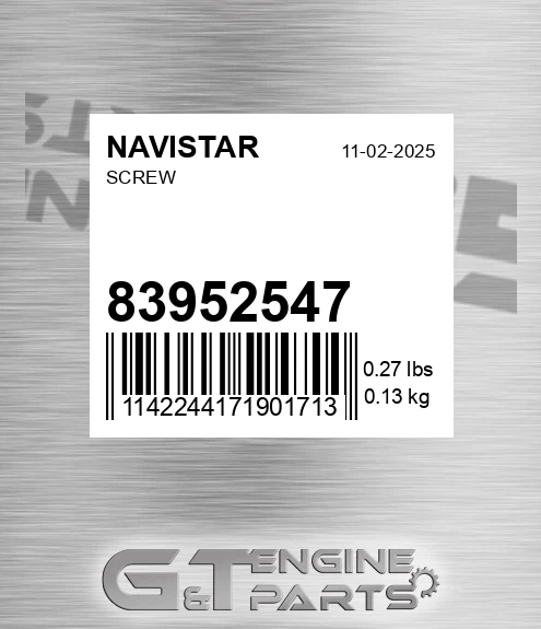 83952547 Screw