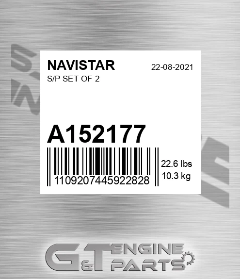A152177 S/p Set Of 2