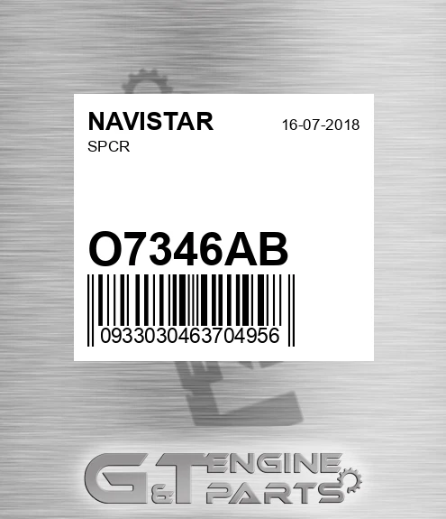 O7346AB NAVISTAR Spcr