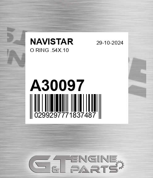 A30097 NAVISTAR O Ring .54x.10
