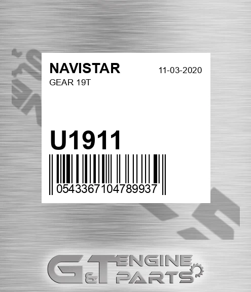 U1911 Gear 19t