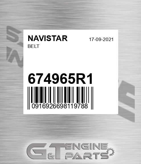 674965R1 Belt