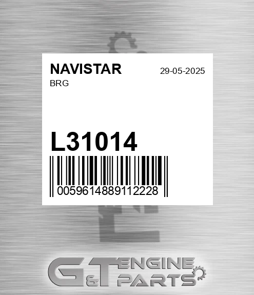 L31014 NAVISTAR Brg