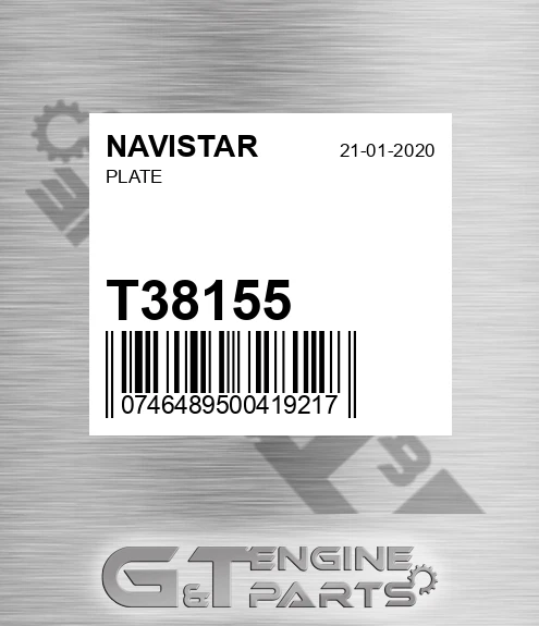 T38155 Plate