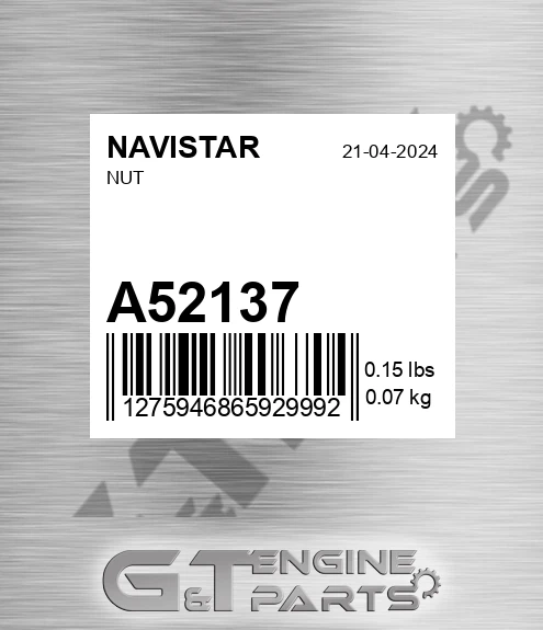 A52137 Nut