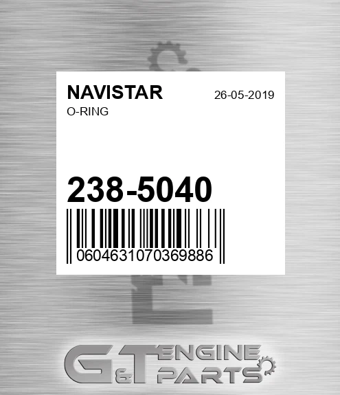 238-5040 O-ring