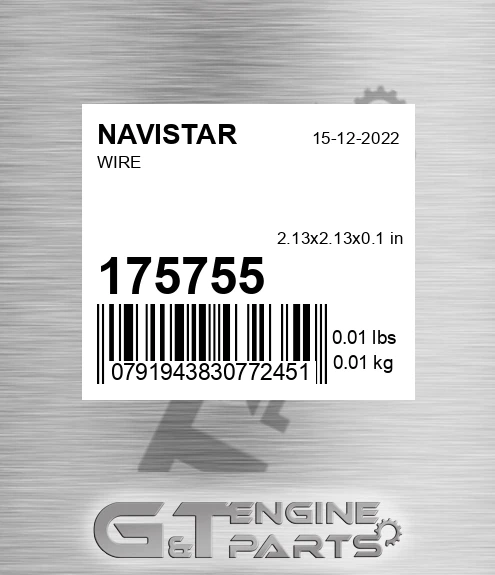 175755 NAVISTAR Wire