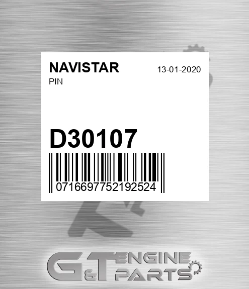 D30107 Pin