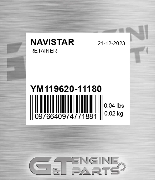 YM119620-11180 Retainer