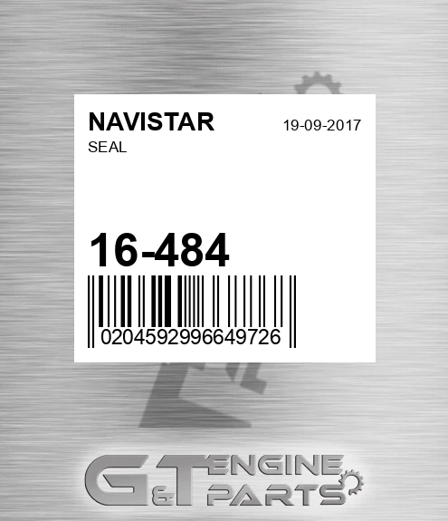 16-484 Seal for NAVISTAR