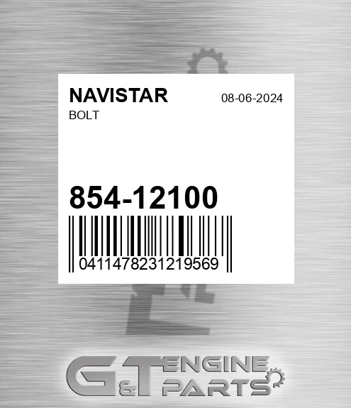 854-12100 Bolt