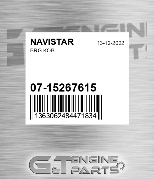 07-15267615 Brg Kob for NAVISTAR