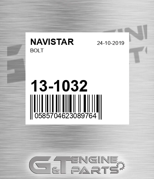 13-1032 Bolt for NAVISTAR