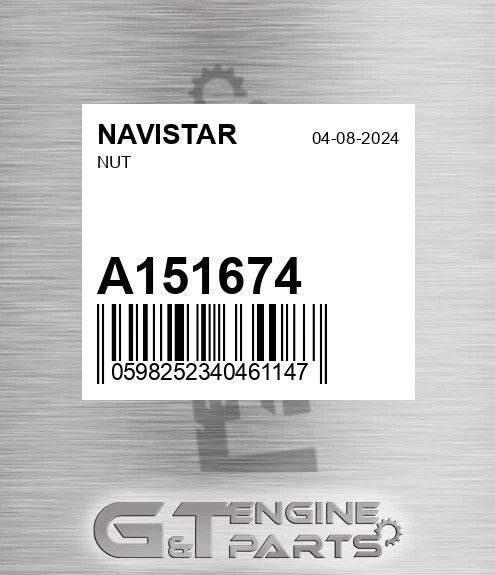 A151674 Nut