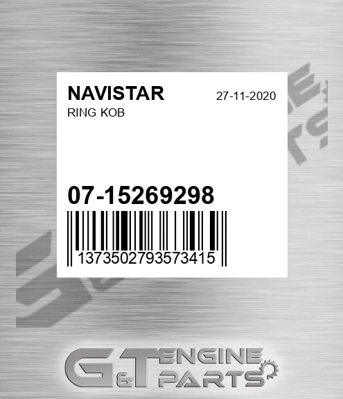 07-15269298 Ring Kob for NAVISTAR
