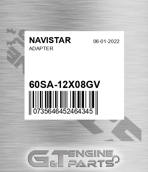 60SA-12X08GV Adapter