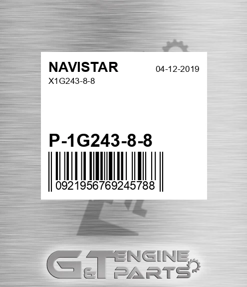 P-1G243-8-8 X1g243-8-8