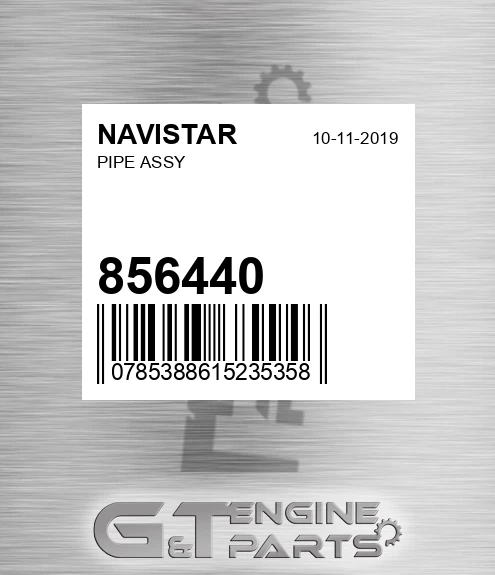 856440 Pipe Assy
