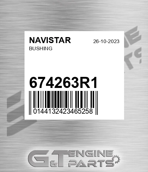 674263R1 Bushing