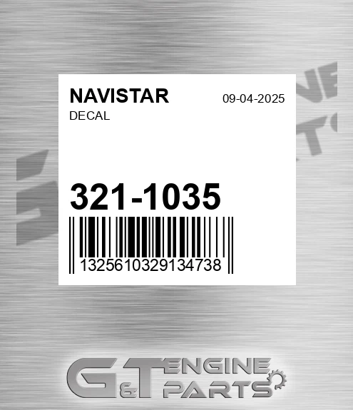 321-1035 Decal