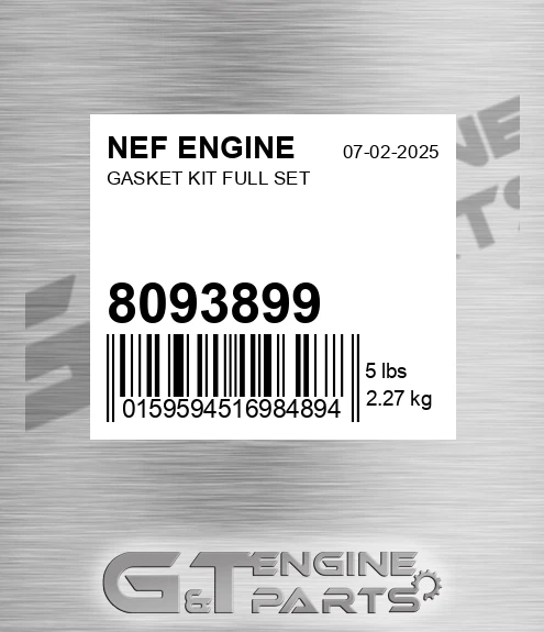 8093899 Gasket Kit Full Set