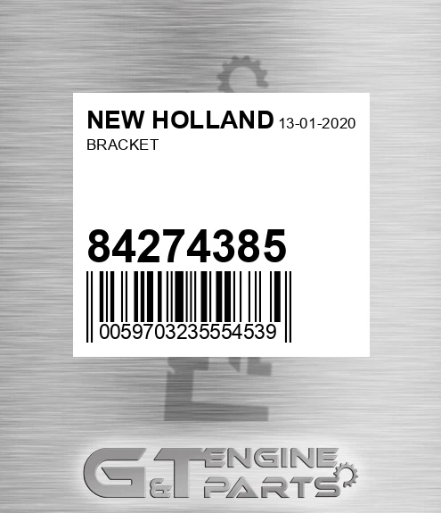 84274385 Bracket for NEW HOLLAND