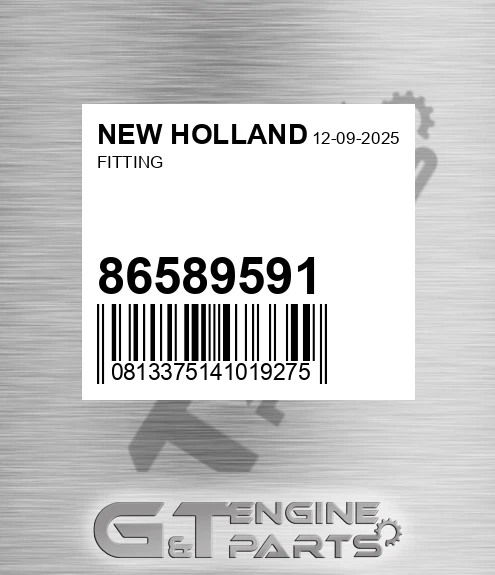 86589591 Fitting for NEW HOLLAND