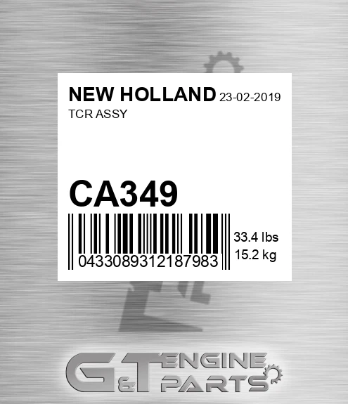 CA349 Tcr Assy