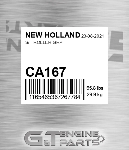CA167 NEW HOLLAND S/f Roller Grp