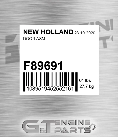 F89691 Door Asm