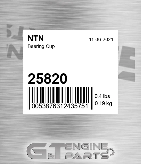 25820 NTN Bearing Cup