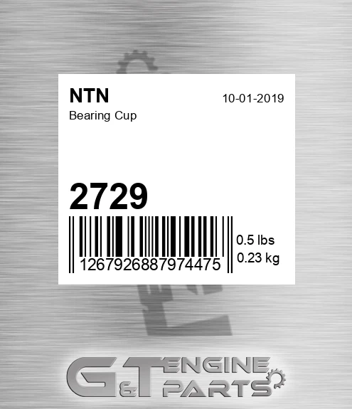 2729 Bearing Cup