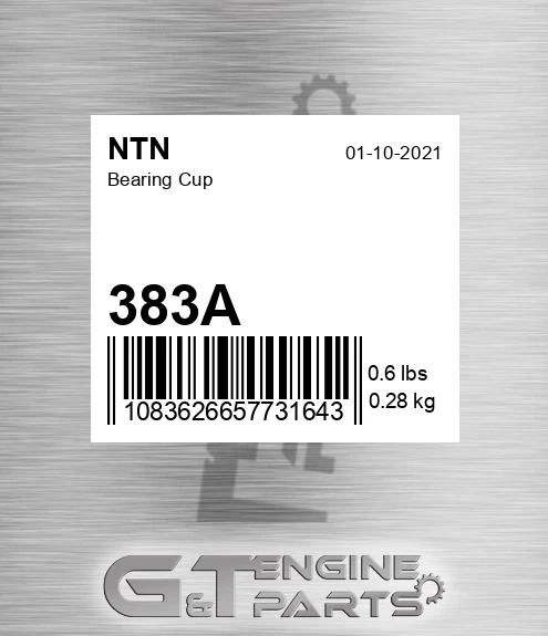 383A Bearing Cup