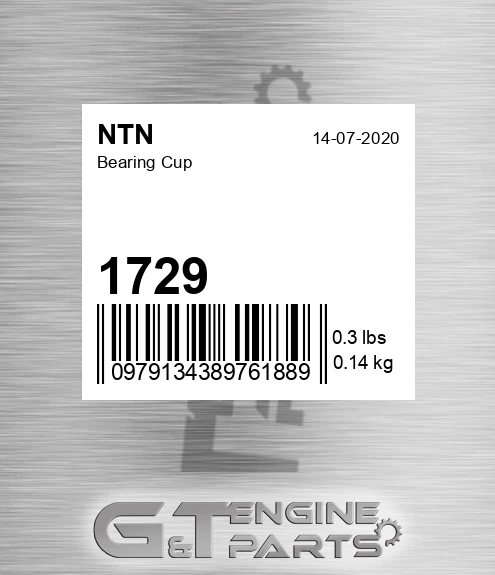 1729 NTN Bearing Cup
