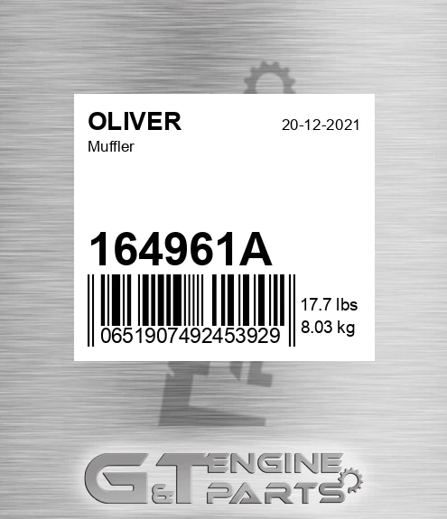 164961A Muffler