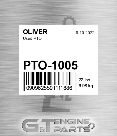 PTO-1005 Used Pto